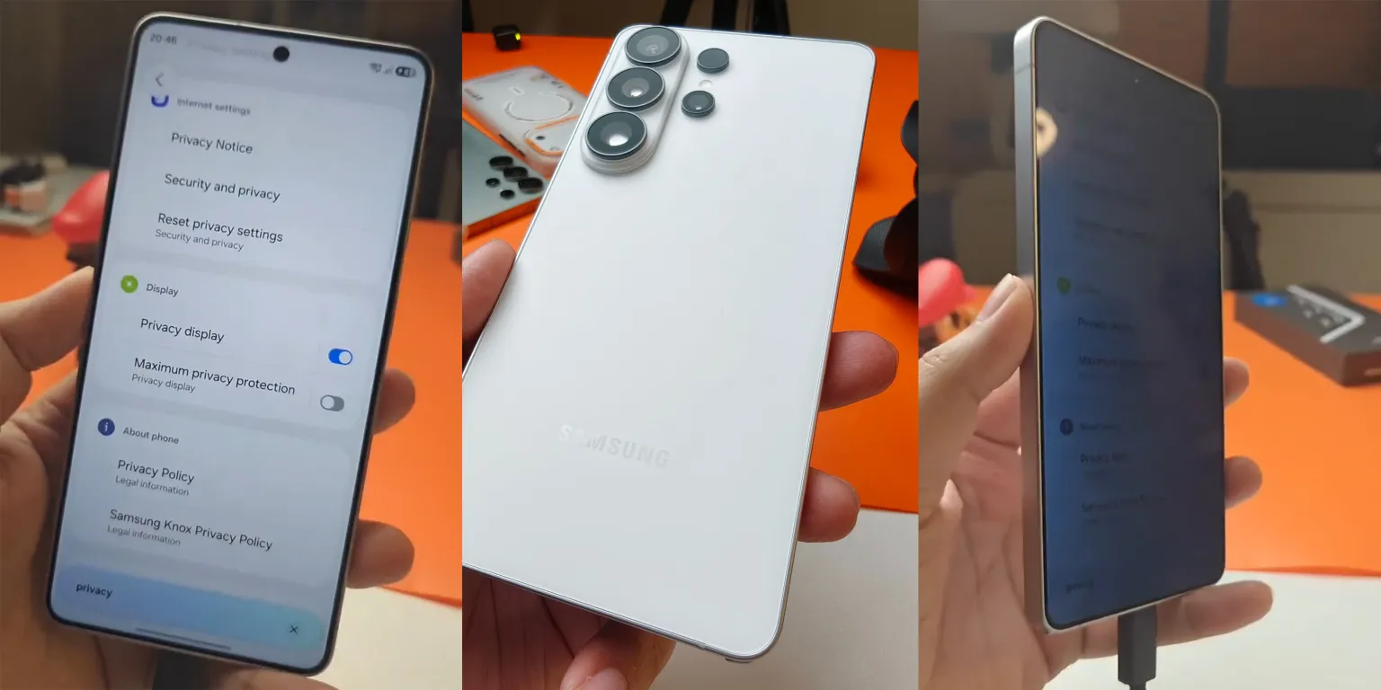 Il Privacy Display del Galaxy S26 Ultra potrebbe arrivare anche su altri smartphone