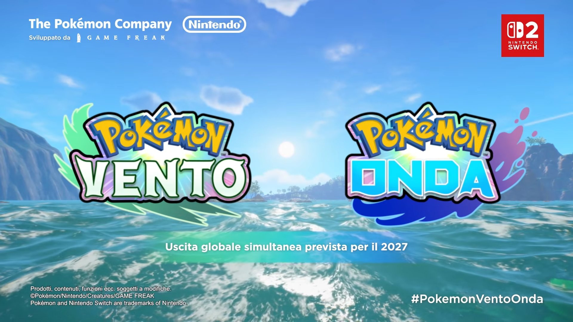 Pokémon Vento e Pokémon Onda: la decima generazione è ufficiale e arriverà solo su Nintendo Switch 2