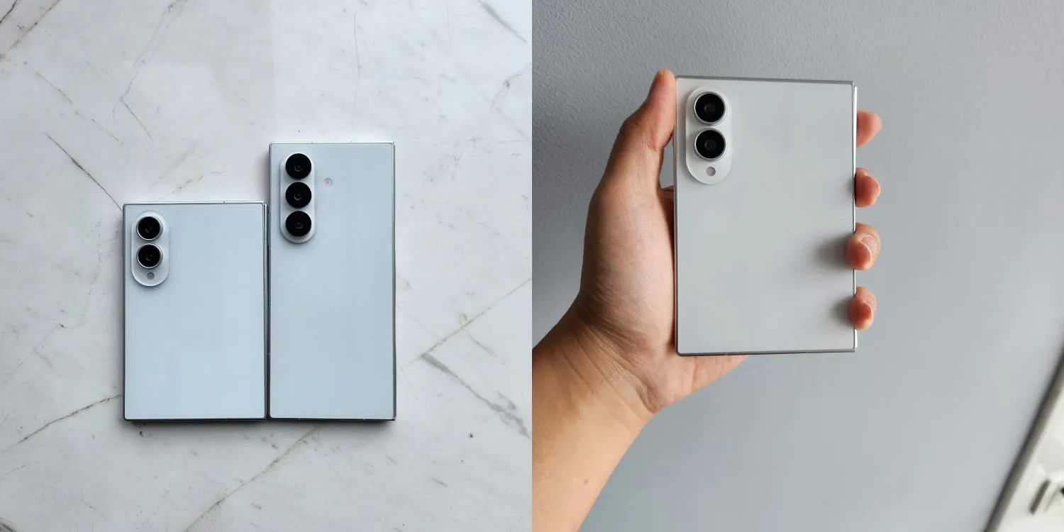 Galaxy Z Fold8 mostrato di nuovo nelle sue curiose proporzioni tramite dei mockup
