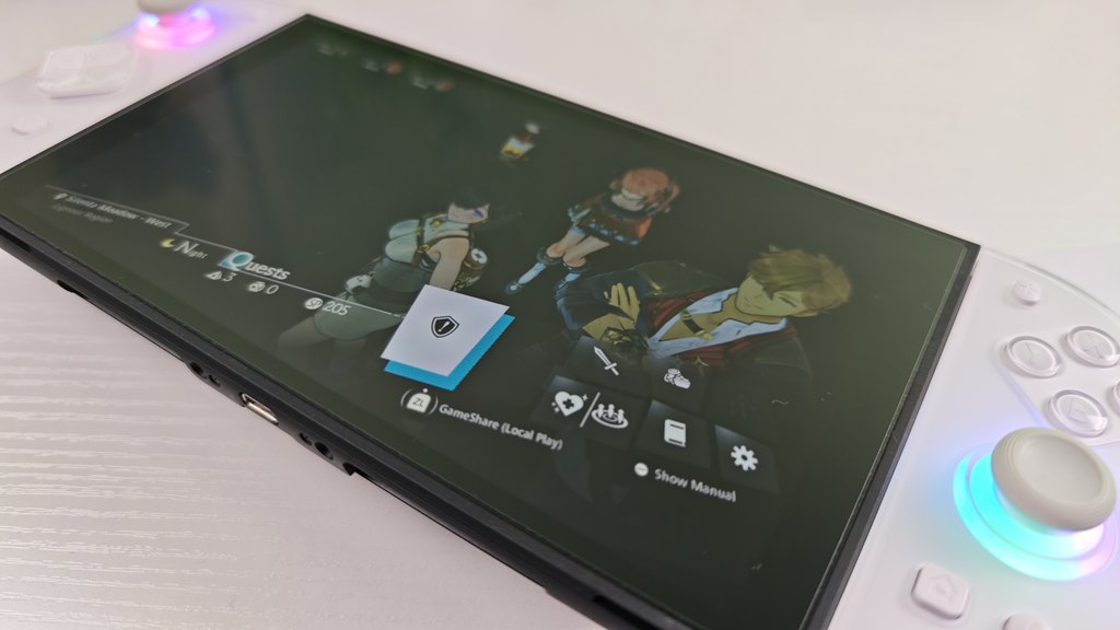 Dettaglio della croce direzionale del joypad IINE Twin Lumina