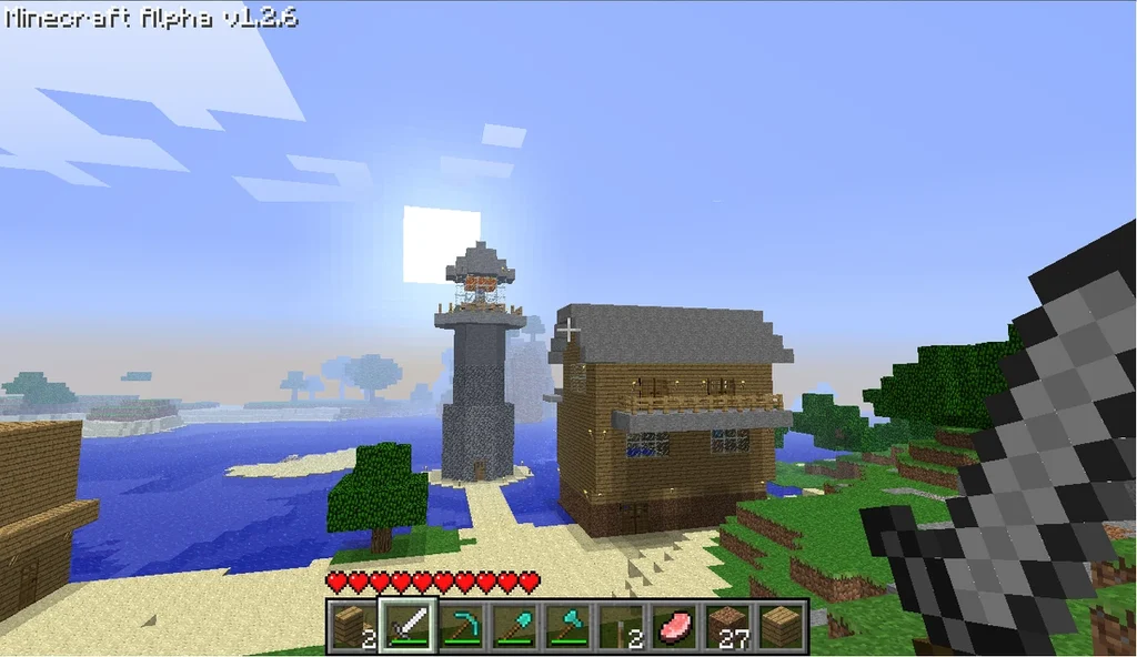 Minecraft Alpha è stato un gioco molto diverso da quello che conosciamo oggi.