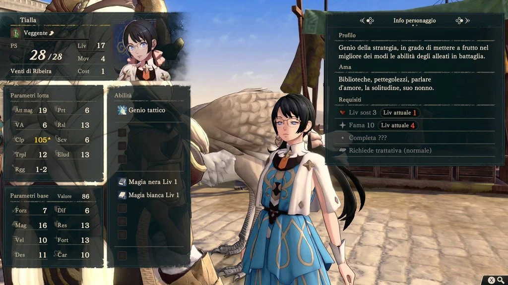 Fire Emblem Fortune's Weave: Reclutare nuovi personaggi è fondamentale per non trovarsi in inferiorità numerica.