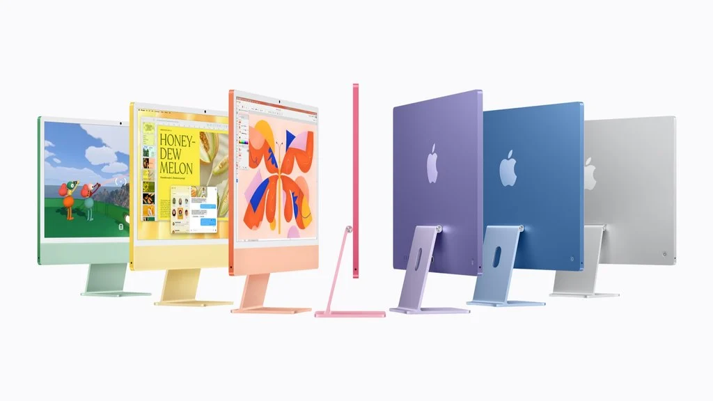 L'iMac con M6 non vede cambiamenti estetici. La differenza è tutta all'interno.