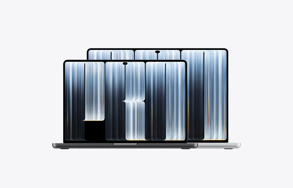 MacBook Pro con display PROLED XDR nelle sue due colorazioni, nero siderale e argento