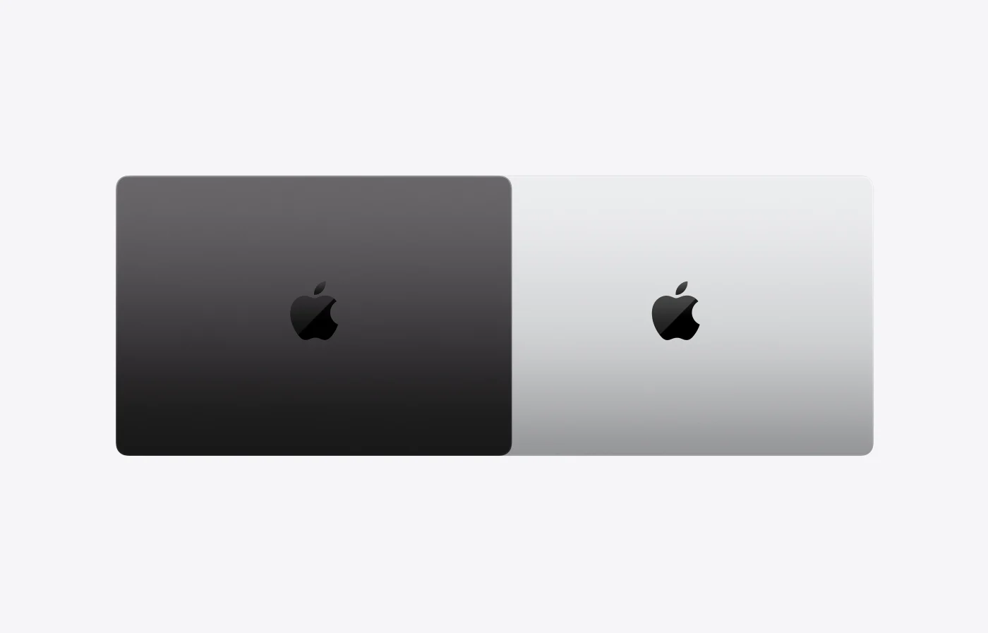 Il nuovo MacBook Pro M6 da 14 pollici nel colore nero siderale e argento