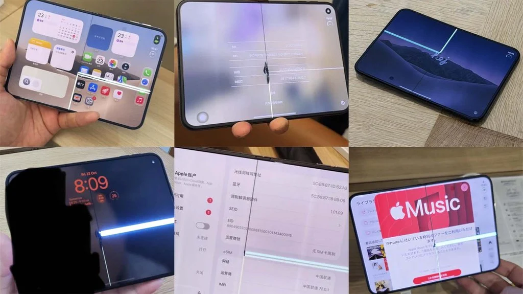 Altri esempi di CrackGate: molteplici esemplari di iPhone DUO rotti appena poco dopo l'apertura dalla scatola